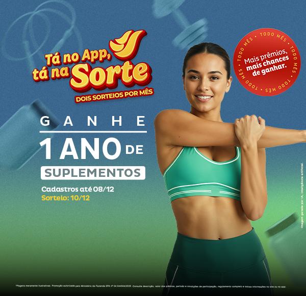 Sorteio de 01 ano de suplemento